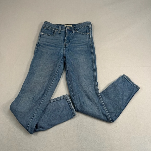 Madewell Skinny Jeans Womens Size 26 Light Blue High Rise - Picture 2 of 14